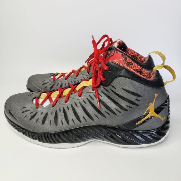 Jordan Super Fly RTTG Las Vegas High Top Shoes 14 with flaws - Picture 3 of 12